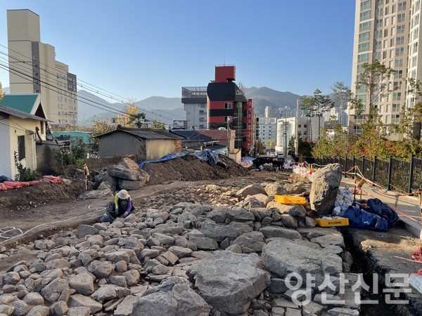 양산읍성 정밀 발굴조사 진행…실체 처음 드러나