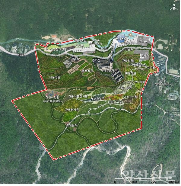 양산수목원, 측량·설계 용역 추진…내년 상반기 착공 목표