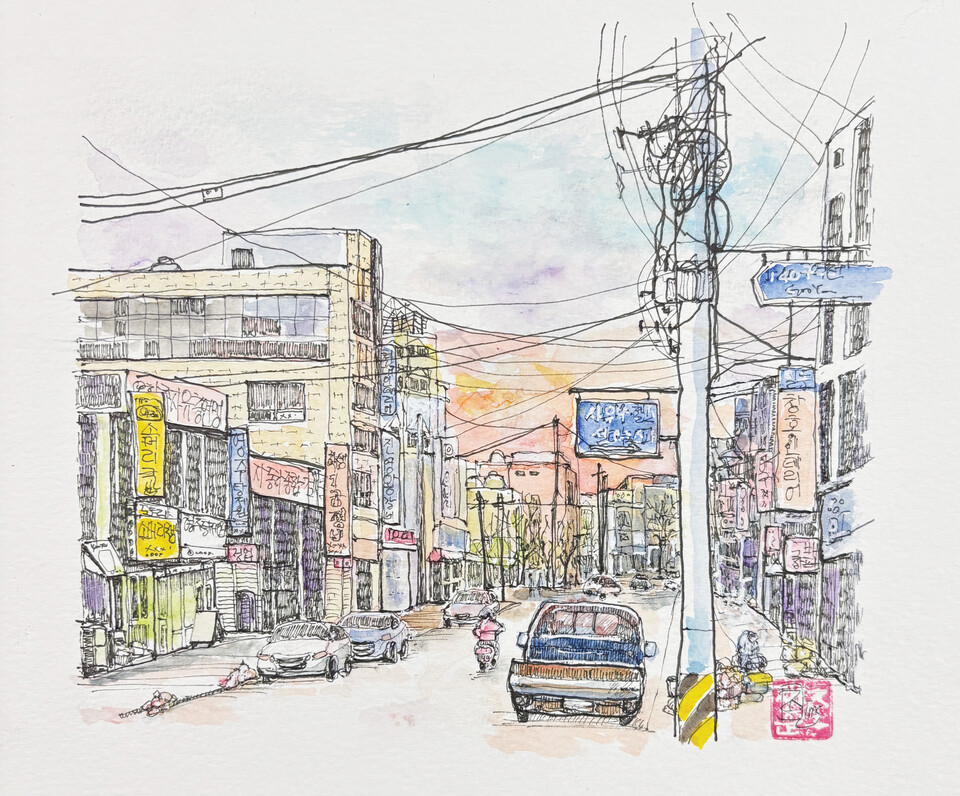 10여년전 폭설 오던 날 반지하 다방의 허스키한 마담