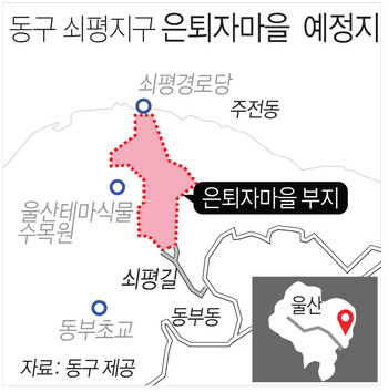 울산 동구 쇠평지구에 전원휴양형 은퇴자마을 조성 되나