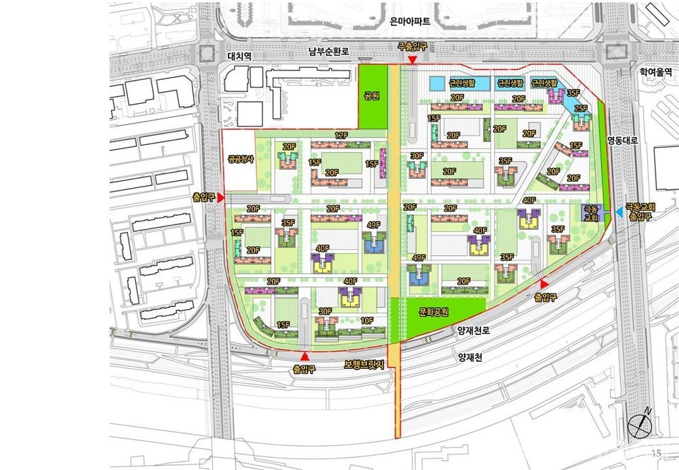 미도 아파트 배치도