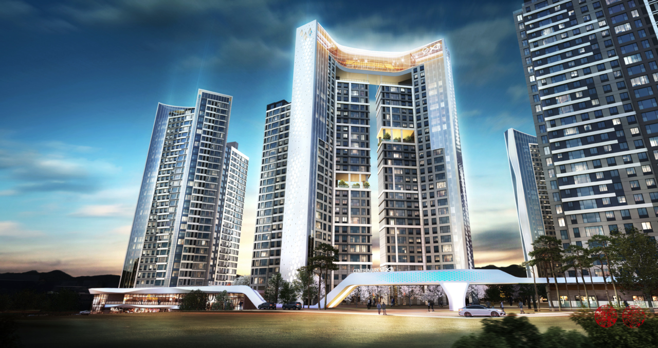 동주 아파트 조감도