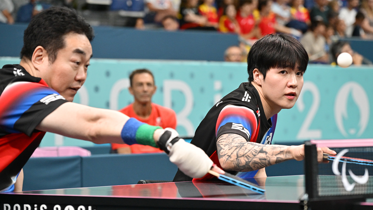 S. Korean teams reach semifinals of mens doubles table tennis at Paris 2024 Paralympics