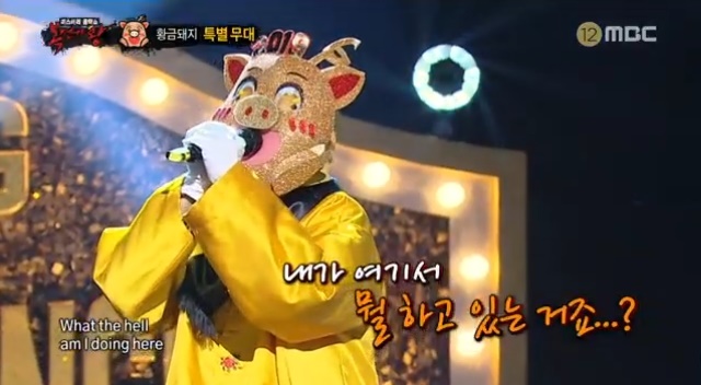 복면가왕 또 내한스타인가? 황금돼지 정체 궁금증 증폭[결정적장면]