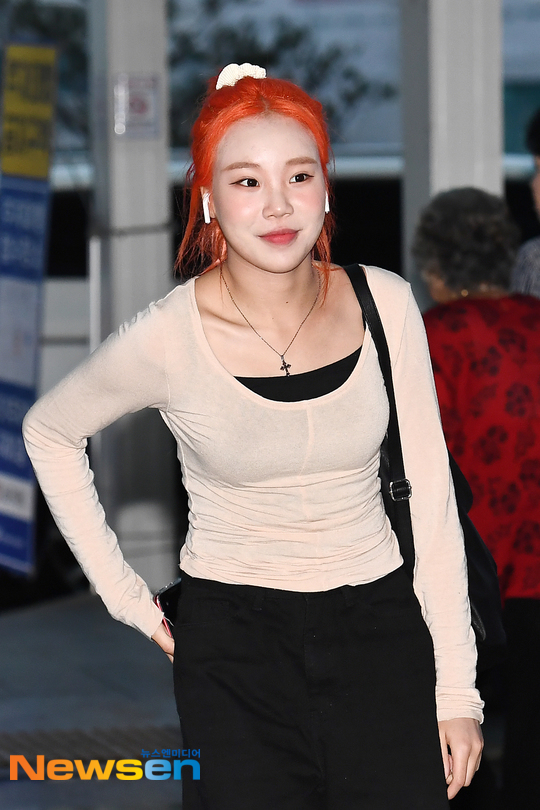 모모랜드 주이 ‘헤어도 오렌지빛 볼도 오렌지빛’[포토엔HD]