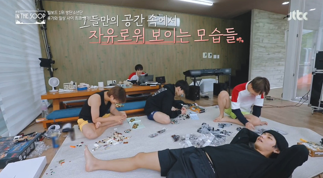 “10년만 처음” BTS, 즉석 OST 만들기로 보여준 팀워크(인더숲)[어제TV]