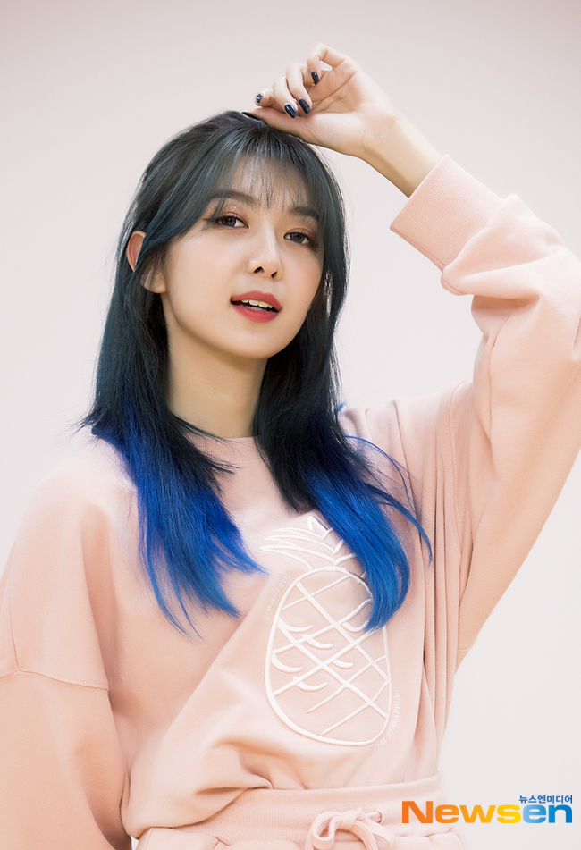드림캐쳐 다미, 화려한 블루헤어~[포토엔HD]