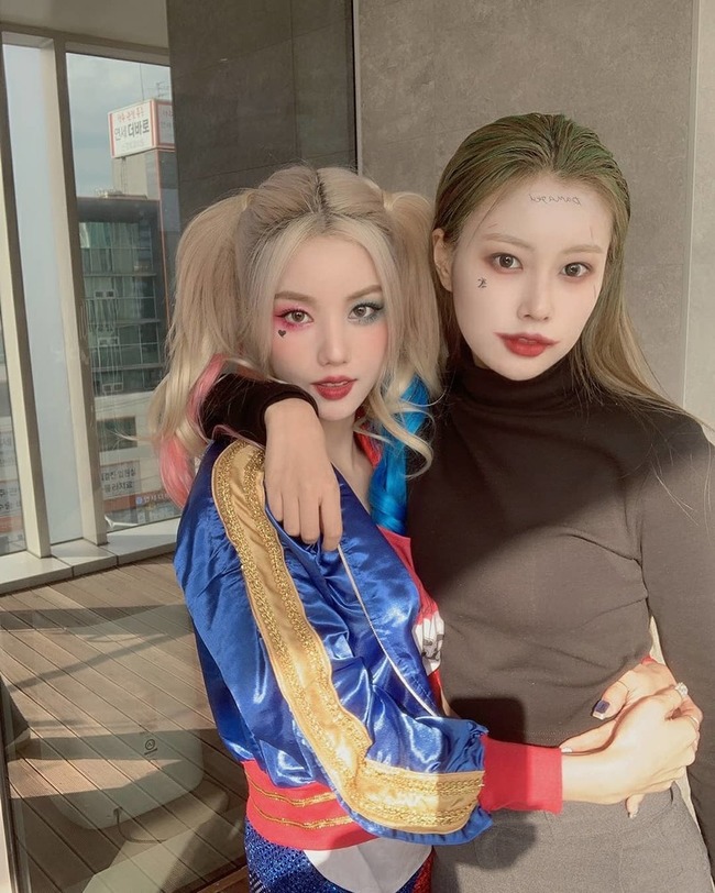 아이즈원 권은비·강혜원 할로윈 분장 ‘누군지 못 알아볼 뻔’ [SNS★컷]