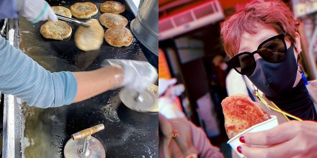 김성령, 줄 서서 호떡 먹는 소탈 일상 ‘완전 무장해도 예뻐’[SNS★컷]