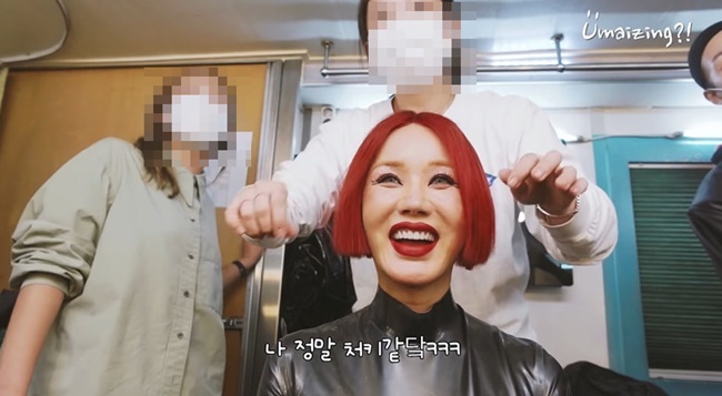 엄정화, 환불원정대 뮤직비디오 속 가발에 만족 100% “진짜 처키 같아”