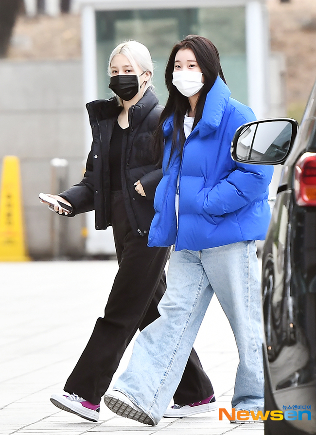 모모랜드  주이x낸시  ‘출근길, 패션 자체가 겨울’[포토엔HD]