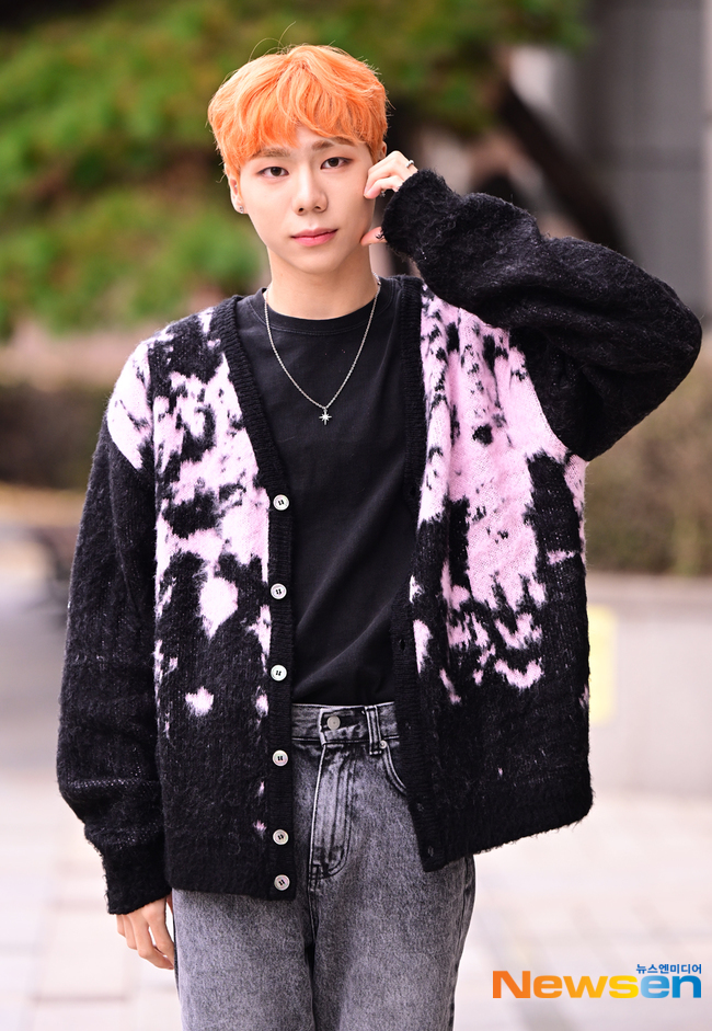 나인아이 태훈, 오렌지 헤어[포토엔HD]