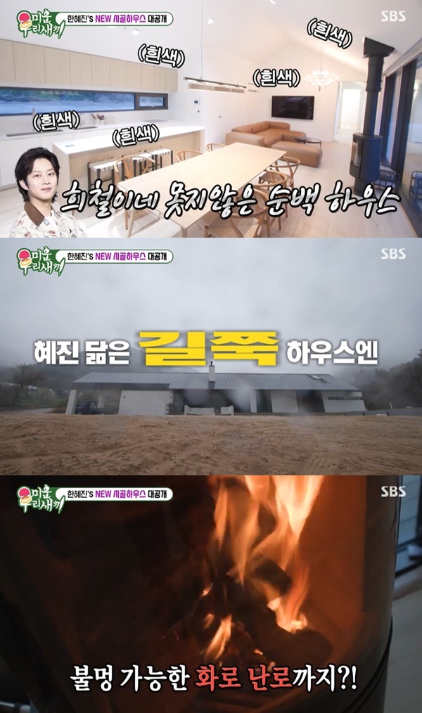 한혜진, 홍천 시골하우스 공개 “자재 직접 골라 지어” (미우새)