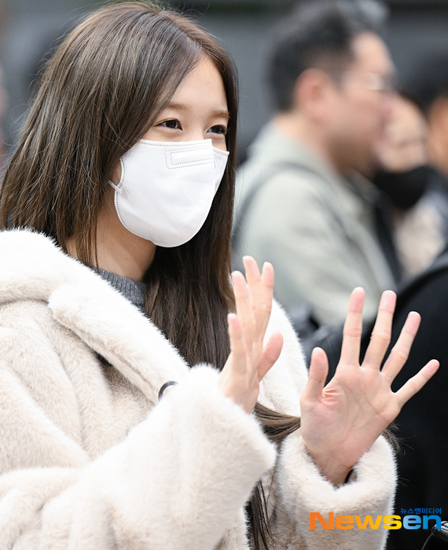 스테이씨 재이, 다정한 인사 [포토엔HD]