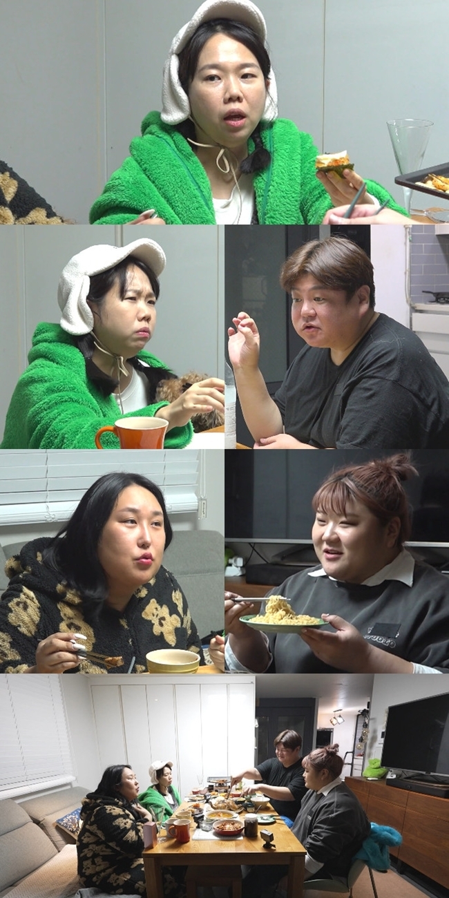 음식에 지친 홍현희, 풍자 폭풍먹방에 언성 높였다 “처음 먹니?”(전참시)