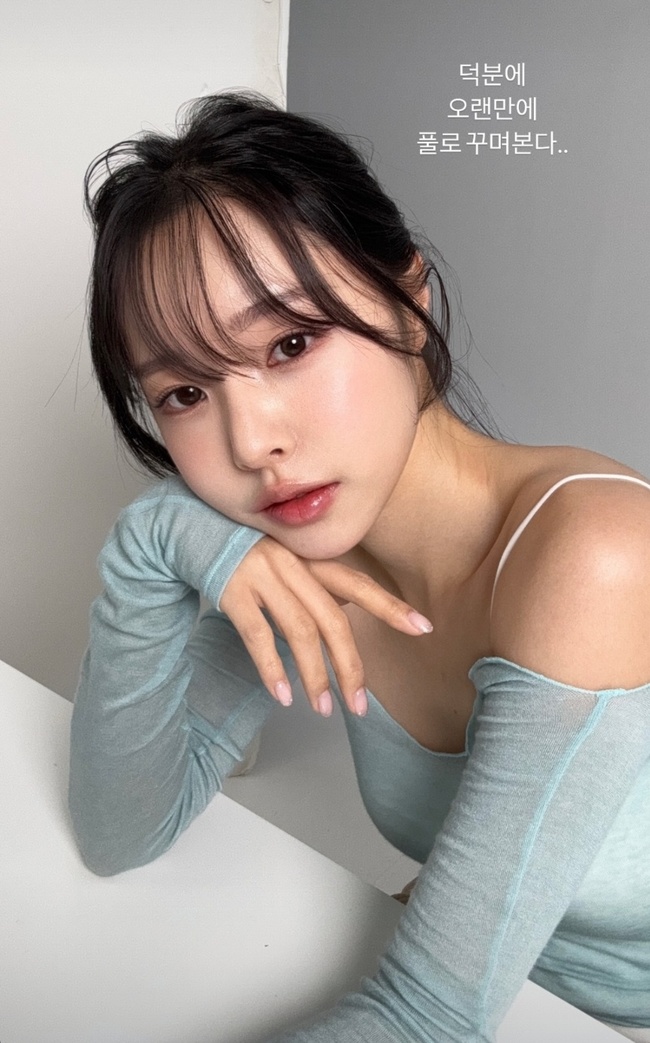 ‘박성광♥’ 이솔이, 풀로 꾸미니 아이돌 뺨치네‥역시 개그맨 아내 중 미모 원톱
