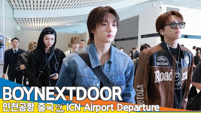 보이넥스트도어, 화면 가득한 잘생김(출국) [뉴스엔TV]