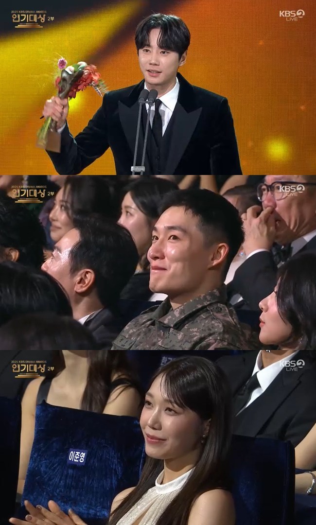 3관왕 이준영 “곧 군 입대, 사고 안 치고 내 속도대로 잘 가겠다”[KBS연기대상]