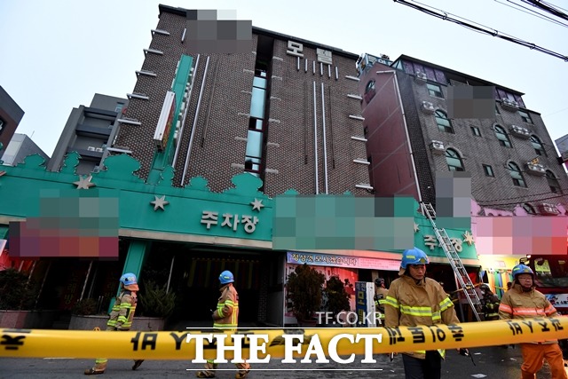 광주 모텔서 화재 발생…30대 긴급체포