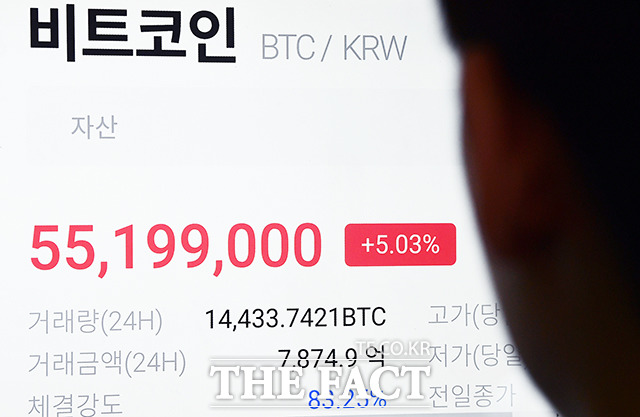 오르락 내리락하는 비트코인...다시 5만 달러선 회복 [TF사진관]