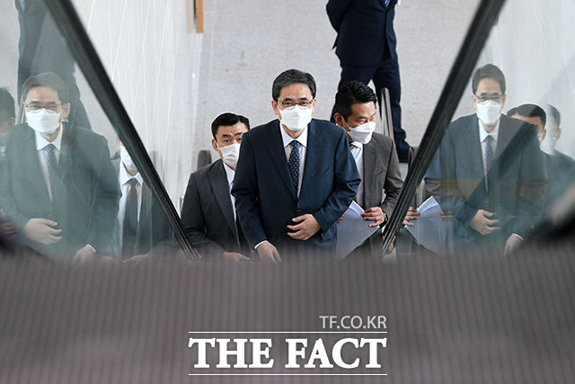 의원직 사퇴 선언한 곽상도…대장동 의혹 특검 수사 간절히 희망한다 [TF사진관]