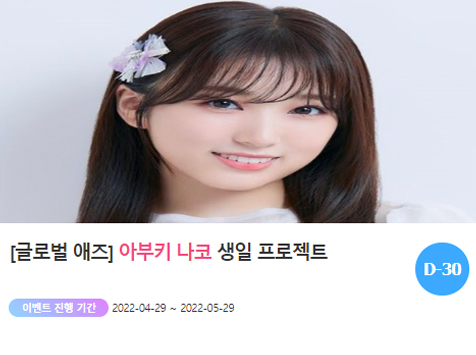 0618 생일 야부키 나코, 생일 프로젝트 진행