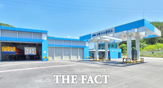 대전시, 동구 낭월 수소버스 충전소 본격 운영