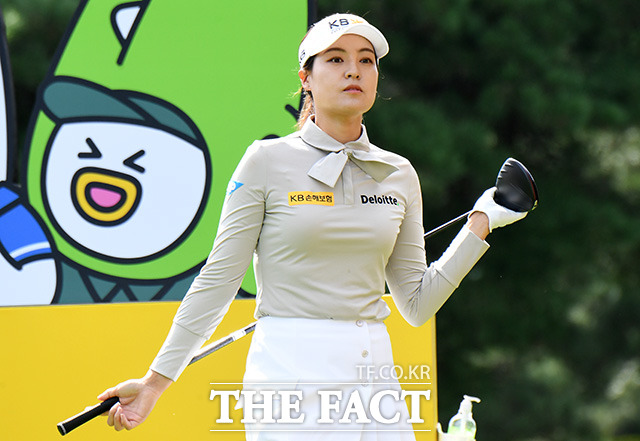 '메이저 퀸' 전인지, '국내 메이저 우승 도전' [TF사진관]