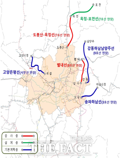 고양은평선·강동하남남양주선·송파하남선 본격 시동…국토부 기본계획 승인 신청
