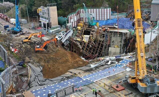 포스코이앤씨, 신안산선 붕괴 공식 사과…정상화에 모든 역량 총동원