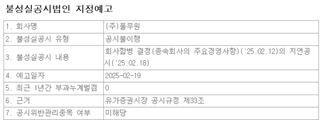 바른 먹거리 풀무원, 투자자에겐 바르지 않았다
