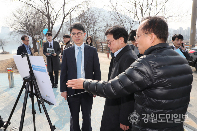원주 출신 김완섭 기재부 예산실장, 춘천 현안사업장 점검