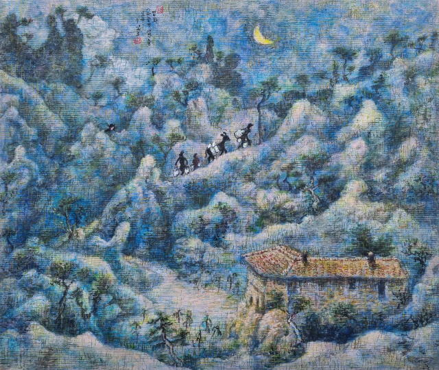 [이광택의 그림 에세이  붓으로 그리는 이상향] 68.영화 마농의 샘을 보고 그린 그림