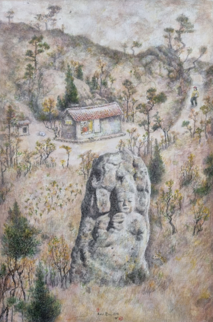 [이광택의 그림 에세이 붓으로 그리는 이상향] 70. 한국의 마애불과 어머니