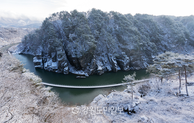 [현장컷] 철원 한탄강 일대 은빛세상