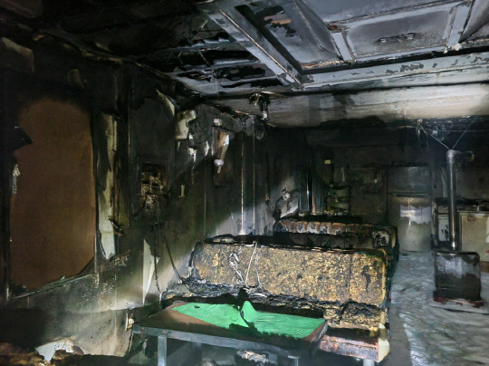 충남 공주서 홧김에 다방 불 지른 50대 남성 검거
