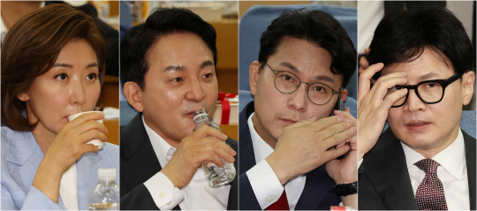 與당권주자들, 이재명 대표 사법리스크 집중 난타