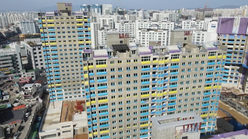 상무 아파트 조감도