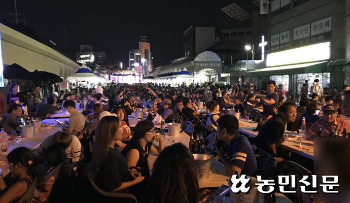 전북 전주 모래내시장 ‘치맥가맥 페스티벌’ 3년 만에 개막