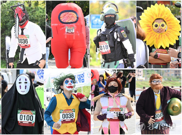 주목 받고 싶은 청춘 모였다…인천 서구청년 코스프레 마라톤 개최
