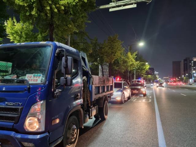 인천 갈산역 인근 4중 추돌…1명 경상