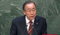 반기문 UN총장 "북한은 도발적인 행동 중단하라"