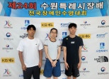 노란 수영복에 섹시한 몸매 어필하는 존예 처자