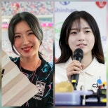 노란 수영복에 섹시한 몸매 어필하는 존예 처자