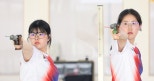 노란 수영복에 섹시한 몸매 어필하는 존예 처자