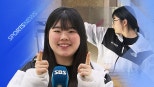 노란 수영복에 섹시한 몸매 어필하는 존예 처자