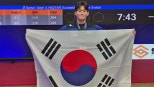 노란 수영복에 섹시한 몸매 어필하는 존예 처자