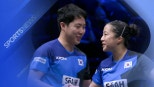노란 수영복에 섹시한 몸매 어필하는 존예 처자