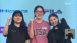 노란 수영복에 섹시한 몸매 어필하는 존예 처자