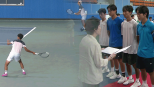 노란 수영복에 섹시한 몸매 어필하는 존예 처자